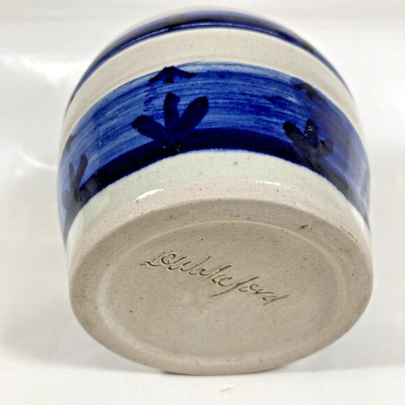 D Wakeford Pottery Vase Pot Planter Blue Cactus Abstract Canada - Picture 6 of 7